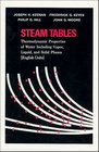 Steam Tables Thermodynamic Properties of Water Including Vapor Liquid  Solid Phases