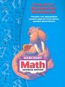 Georgia Harcourt Math: Practice/Homework Workbook, Grade 3