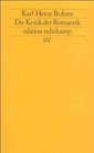 Die Kritik der Romantik Der Verdacht der Philosophie gegen die literarische Moderne