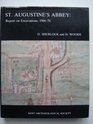 StAugustine's Abbey Report on Excavations 196078