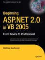 Beginning ASPNET 20 in VB 2005 From Novice to Professional