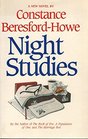 Night studies A novel