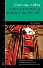 Course Notes Constitutional and Administrative Law