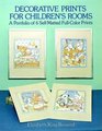 Decorative Prints for Children's Rooms  A Portfolio of 6 SelfMatted FullColor Prints