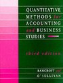 Quantitative Methods for Accounting and Business Studies
