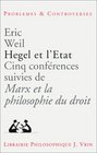 Helge et l'Etat Cinq confrences suivies de Marx et la philosophie du droit