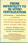 From Infertility to in Vitro Fertilization A Personal and Practical Guide to Making the Decision That Could Change Your Life