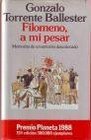 Filomeno a Mi Pesar