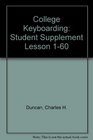 College Keyboarding Student Supplement Lesson 160