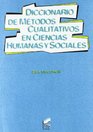 Diccionario de Metodos Cuantitativos En Ciencias Humanas y Sociales