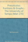 Precalculus Funtions  Graphs  The University of Tampa