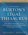 Burtons Legal Thesaurus 5th edition Over 10000 Synonyms Terms and Expressions Specifically Related to the Legal Profession
