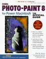 Corel PhotoPain 8 for Power Macintosh The Official Guide