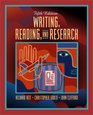 Writing Reading and Research