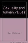 Sexuality and human values The personal dimension of sexual experience