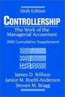Controllership The Work of the Managerial Accountant 2002 Cumulative Supplement