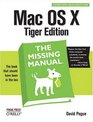 Mac OS X  The Missing Manual Tiger Ed