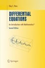 Differential Equations An Introduction with Mathematica