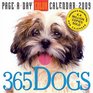 365 Dogs PageADay Calendar 2009