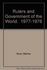 Rulers and Government of the World  19771978