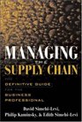 Managing the Supply Chain  The Definitive Guide for the Business Professional