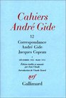 Correspondance Andre Gide Jacques Copeau