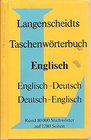 LANGENSCHEIDTS TASCHENWRTERBUCH DER ENGLISCHEN UND DEUTSCHEN SPRACHE  LANGENSCHEIDT'S POCKET DICTIONARY OF THE ENGLISH AND GERMAN LANGUAGES