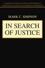 In Search of Justice Examining Efforts to Obtain Convictions in Unsolved Civil Rights Era Murders in Mississippi