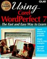 Using Corel Wordperfect 7