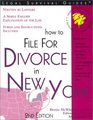 How to File for Divorce in New York With Forms
