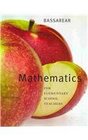 Bassarear Math For Elementary Teachers Plus Explorations Manual Plusmanipulatives Fourth Edition Plus Geometers Sketchpad Cd
