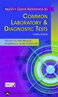 Nurses' Quick Reference To Common Laboratory  Diagnostic Tests