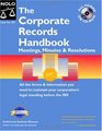 The Corporate Records Handbook Meetings Minutes  Resolutions