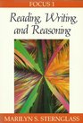 Reading Writing and Reasoning Focus 1