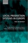 Local Production Systems in Europe Rise or Demise