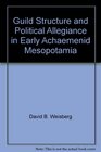 Guild Structure and Political Allegiance in Early Achaemenid Mesopotamia