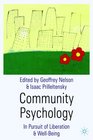 Community Psychology  In Pursuit of Liberation and WellBeing