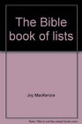 The Bible book of lists