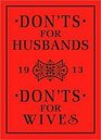 Don'ts for Husbands  Don'ts for Wifes