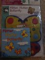Flitterflutter Butterfly Board Book and Hand Puppet Set