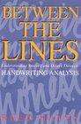 Between the Lines  Understanding Yourself and Others Through Handwriting Analysis