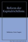Reform der Kapitalrichtlinie