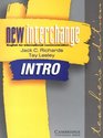 New Interchange Intro Teacher's edition English for International Communication