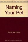 Naming Your Pet