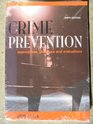 Crime Prevention Approaches Practices and Evaluations 6th Edition