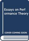 Essays on Performance Theory
