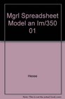 Mgrl Spreadsheet Model an Im/350 01