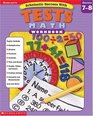 Scholastic Success with Tests Math Workbook Grade  78