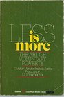 Less is more: The art of voluntary poverty (Harper colophon books ; CN 581)