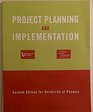 Project Planning an Impementation